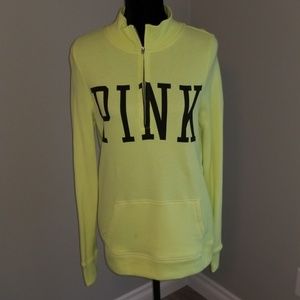 PINK Party in Chi-Town pullover neon yellow